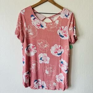 Viamor | floral open back top